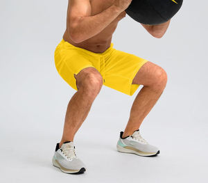 Pantalones cortos de gimnasio para correr de secado rápido personalizados Diseño ligero de malla floral para hombre con tela de punto cómoda para pantalones cortos de verano - Product Image 5