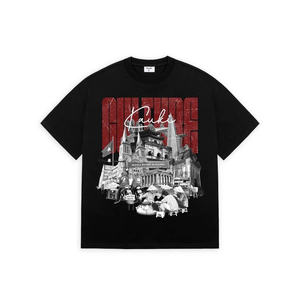 เสื้อยืดผ้าฝ้ายโดบี้คุณภาพสูง 100% ยี่ห้อ Haody |   250GSM ทรงสลิมฟิต ใส่ได้ทั้งชายและหญิง |   ลายสัตว์ เป็นมิตรกับสิ่งแวดล้อม |   หน้าจอกลางแบบเปล่า ผลิตตามสั่ง (OEM/ODM) - Product Image 2