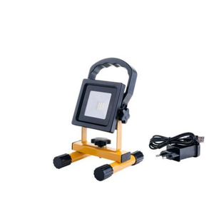 Proiettore LED portatile ricaricabile da 10 Watt con alloggiamento in alluminio luce fredda 6000K per situazioni di emergenza - Product Image 1