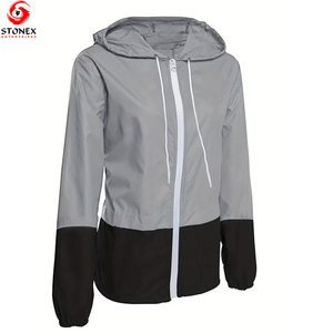 Chaqueta Cortavientos Impermeable de Invierno para Mujer, Talla Grande, con Cremallera, Diseño Personalizado, Tejido de Nailon/Poliéster, de la Mejor Calidad - Product Image 2