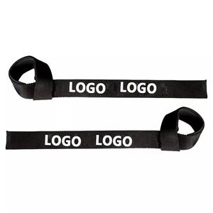 GAF 2024 Logo personnalisé Sangles de poignet en coton pour le fitness Sangles de poignet rembourrées pour l'haltérophilie et l'haltérophilie - Product Image 1