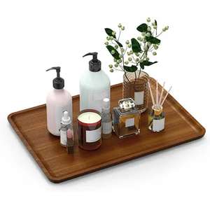 Diseño moderno Bandeja DE SERVICIO DE MADERA Asas Forma rectangular para el hogar y hoteles Bandejas de mesa para servir alimentos hechas a mano - Product Image 6