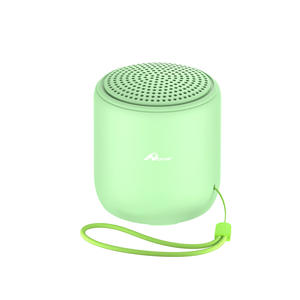 3W BT <b>Speaker</b> <b>with</b> LED Microphone <b>AUX</b> Communication Plastic Cabinet SPA-150 Green Battery Powered - Product Image 1