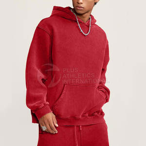 Sudaderas con capucha de lavado ácido para hombre, ropa de calle Vintage mezclada de algodón con diseño de manga larga, sudaderas con capucha de lavado ácido para hombre a la moda - Product Image 2