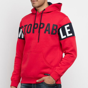 400GSM Basics Cotton Blended Online Selling Men Hoodie Great Personality Hot <b>Sale</b> Fleece Made Men Hoodie - Product Image 2