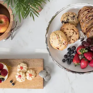 Support à gâteau artisanal en gros pour décoration de mariage, grand socle décoratif, fabriqué par Zahid Exports, moule métallique, grand modèle ZE-3295Y Uttar - Product Image 3