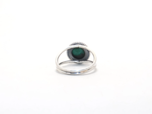 Wholesale Fashion Fine Jewelry 925 Sterling Silver <b>Ring</b> for Women Malachite <b>Ring</b> Wedding Gift Jewelry Handcrafted - Product Image 4