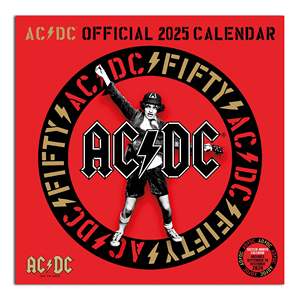 Calendrier promotionnel AC/DC 2025 pour le travail et la décoration de la maison - Product Image 2
