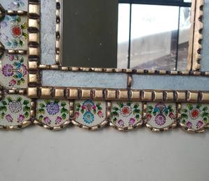 Espejo Urna Peruano, Espejo Blanco, Espejo de Salón, Espejo Decorativo, Espejo de Oficina, Estilo Vintage - Product Image 2