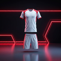 Ensembles de maillots de football personnalisés à diagonale dynamique, manches courtes, en maille, uniformes de football pour équipes, vêtements de football à séchage rapide