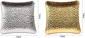 Posavasos de metal con textura de diseño de lujo para un hogar elegante y moderno perfecto para la protección de la Mesa y la decoración elegante del hogar mejor venta - Product Image 3