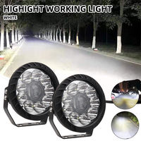 Projecteur de travail LED haute puissance 7 pouces 120W, faisceau combiné spot/diffuseur, étanche IP65/IP67, blanc froid 6000K, 6000 lumens, 12V-24V, CE