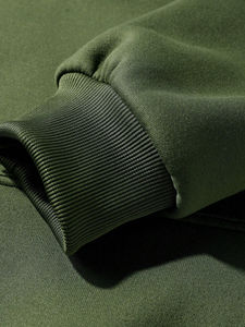 Vente en gros Sweat à capuche uni de couleur quart de fermeture éclair pour hommes Sweats à capuche personnalisés de haute qualité pour hommes Sweats à capuche en polaire unisexe - Product Image 5