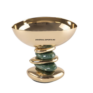 Bol à chocolat en acier inoxydable plaqué nickel, fait à la main, bol à bonbons, dernière arrivée, bol à chocolat en métal design - Product Image 6