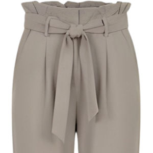 Pantalones de Trabajo Casuales de Negocios para Mujer, de Lona Transpirable de Secado Rápido, con Cierre de Cordón, Lisos, 100% Algodón, Cintura Media - Product Image 2