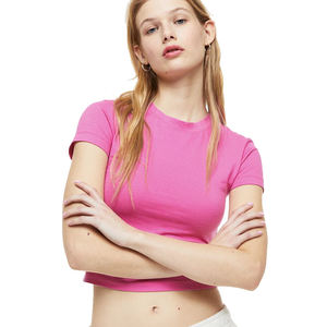 T-shirts de course haut de gymnastique entraînement de Fitness vêtements de Yoga haut de Sport pour femmes entraînement dames chemises de sport femmes haut court t-shirt - Product Image 1