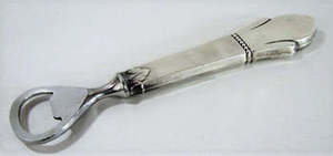 <b>Stainless</b> <b>Steel</b> Bottle Opener with Silver Finished Perfect for Weddings and Barware Accessories <b>Bar</b> Supplies Luxury Items - Product Image 6