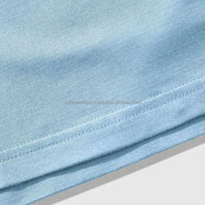 Camisetas de algodón con logotipo en relieve para hombre de alta calidad, camiseta de verano a la venta, Camiseta de punto para hombre - Product Image 2