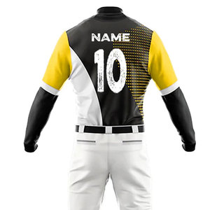 Uniforme de béisbol de manga corta para hombre de alta calidad para ropa deportiva/sublimación nombre del equipo Logo conjuntos de uniformes de béisbol transpirables - Product Image 6