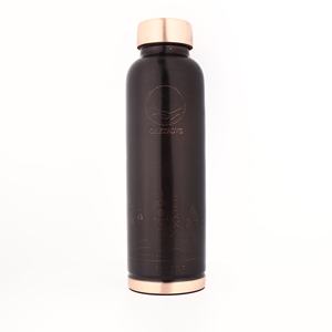 MHQ Indian Mughal Designer Botella de cobre de latón pulido martillado Diseño europeo para vasos Precio de fábrica al por mayor a granel - Product Image 1