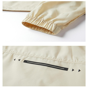 แจ็คเก็ตวินด์เบรกเกอร์แขนยาวสำหรับผู้ชาย ดีไซน์สั่งทำพิเศษ น้ำหนักเบา เหมาะสำหรับฤดูร้อน มีซิป แจ็คเก็ตสำหรับเล่นกีฬา - Product Image 4