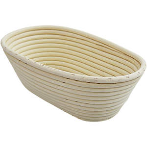 Panier à pâte en osier naturel vietnamien, écologique et durable, idéal pour le pain artisanal. - Product Image 1