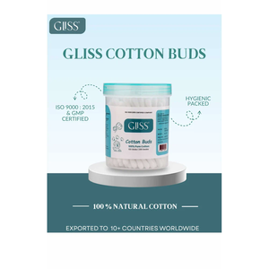 Hisopos de Algodón Desechables para Limpieza de Oídos GLISS NO.1, 100 Unidades, Multiusos para Uso en el Hogar, Clínica y Cuidado del Bebé - Product Image 2