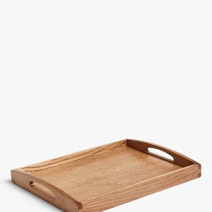 ถาดเสิร์ฟแบบแฮนด์เมดทรงกลมพร้อมงานด้านในพร้อมด้ามจับตัดตามธรรมชาติปรับแต่งสำหรับโรงแรมร้านอาหารคาเฟ่และใช้ในบ้าน - Product Image 2