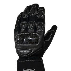 Gants courts de moto d'hiver Nouveau Design Antidérapant Plein Doigt Imperméable Cuir Élastique et Respirant - Product Image 4