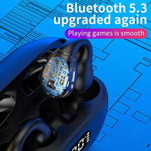 Écouteurs TWS de sport professionnels, Bluetooth 5.3 sans fil, écouteurs étanches IPX6 avec basses stéréo pour les activités de plein air - Product Image 2