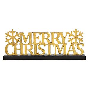 Nuevo Adorno Navideño para Decoración de Navidad con Cuerpo de Aluminio y Base de Madera - Product Image 4