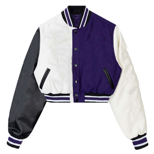 Hot Selling <b>Women</b> Varsity <b>Jacket</b> New Trending Custom logo New Fashion Stylish Custom logo <b>Women's</b> Cropped Varsity <b>Jacket</b> - Product Image 2