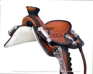 Silla de caballo de cuero de estilo occidental Premium, equipo de equitación hecho a mano duradero para jinetes de proveedor indio de confianza - Product Image 6