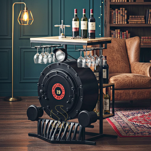 Table de porte-vin en fer forgé à la main, Style élégant, pour les restaurants, les hôtels - Product Image 1