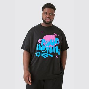 Vente en gros OEM T-shirt en coton T-shirt surdimensionné de poids lourd T-shirt pour hommes imprimé mousse 3D personnalisé T-shirts avec logo de sérigraphie - Product Image 1