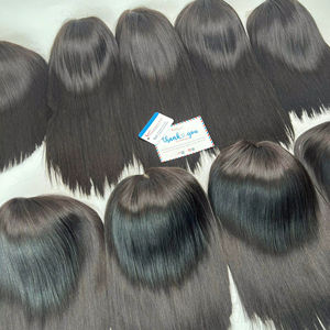 Peluca de cabello humano con cierre de encaje en la parte media, peluca de cabello humano con encaje frontal, pelucas de cabello humano naturales para mujeres, estilo suave, peluca lisa - Product Image 6