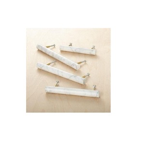 Vente en gros de poignées de porte d'armoire en laiton 100% marbre taille personnalisée en laiton doré quincaillerie d'armoire poignées d'armoire de tiroir vente chaude - Product Image 4