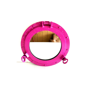 Espejo de Pared con Diseño de Ojo de Buey Náutico, Estilo Marítimo - Product Image 1