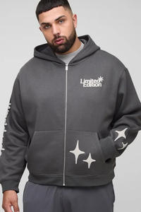 เสื้อฮู้ดดี้โอเวอร์ไซส์ผู้ชาย พิมพ์ลายปัก ปักลายสกรีน  คอลเลคชั่นฤดูหนาว 2025  ผ้าคอตตอนหนานุ่ม คุณภาพดี  รับทำโลโก้ตามสั่ง OEM - Product Image 4