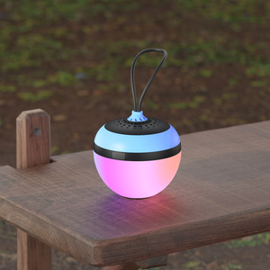 BT SPA-139 Haut-parleur PORTABLE sans fil 3W LED Light Party Batterie Dimensions 83*83*80MM BLEU Mini Haut-parleur - Product Image 5