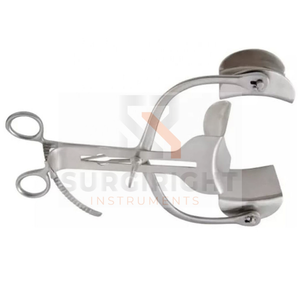 Retractor quirúrgico de triple hoja Pozzi | Hoja de trivalve de 38mm X 59mm Instrumento abdominal de 8 pulgadas por Surgiright Instrument - Product Image 2