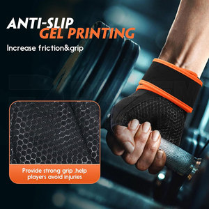 Gants d'haltérophilie personnalisés Gants de gymnastique professionnels unisexes avec enveloppe de soutien du poignet réglable pour l'entraînement et le fitness - Product Image 3
