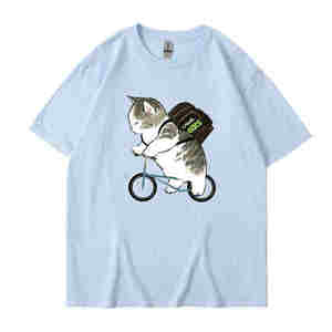 Camiseta Unisex de Diseño Personalizado con Logotipo Gráfico, Estampada, Holgada, Informal, 100% Algodón, Ecológica, Transpirable y de Secado Rápido - Product Image 2