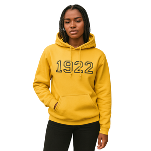 เสื้อฮู้ดสวมหัวมีฮู้ดดี้แกมม่าสีทอง1922ปีที่ก่อตั้ง sgrho Greek sorority divority hbcu Nine hbcu - Product Image 1