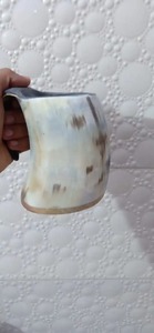 Taza Artesanal de Cuerno de Búfalo Pulido y Ecológico, Color Personalizado, Estilo Animal, Decoración para el Hogar, Bebidas, Artesanía HA - Product Image 6