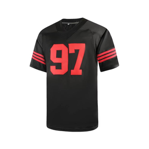 Ropa de fútbol americano personalizada, ropa de calle, camiseta de fútbol americano, camiseta de fútbol deportiva con transferencia de calor de poliéster - Product Image 4