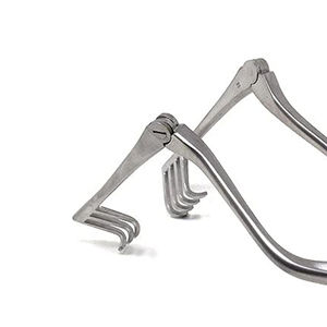 High Quality Steel Adson Beckmann Surgical Retractor Self Retaining Instrument Hemolock <b>Clip</b> Manual Power SurgiRight CE - Product Image 2