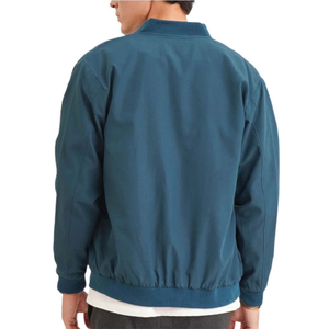 Winter <b>Men's</b> Bomber <b>Jacket</b> OEM Service Available <b>Lightweight</b> Stand Collar Front Logo Customizable Design Your Own Logo - Product Image 2