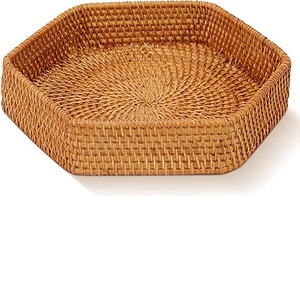New Arrival Rattan <b>Large</b> <b>Basket</b> for Bathroom Accessories Storage Living Room Cleaning <b>Basket</b> With Handle - Product Image 6