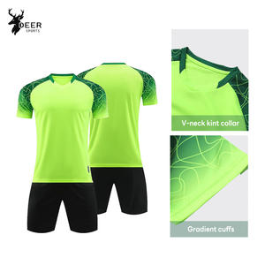 DEERSPORTS Best Quality High Quality custom men soccer uniform kit soccer team uniforms kids soccer jersey - Product Image 1